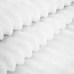 Плюш Минки Полоса Китай 180 см на отрез цвет белый