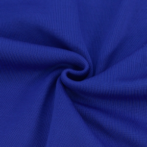 Ткань на отрез кашкорсе с лайкрой Н1 цвет синий